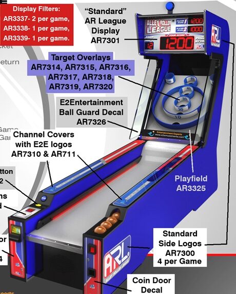 ALLEY ROLLER LEAGUE GAME [AR1300X]