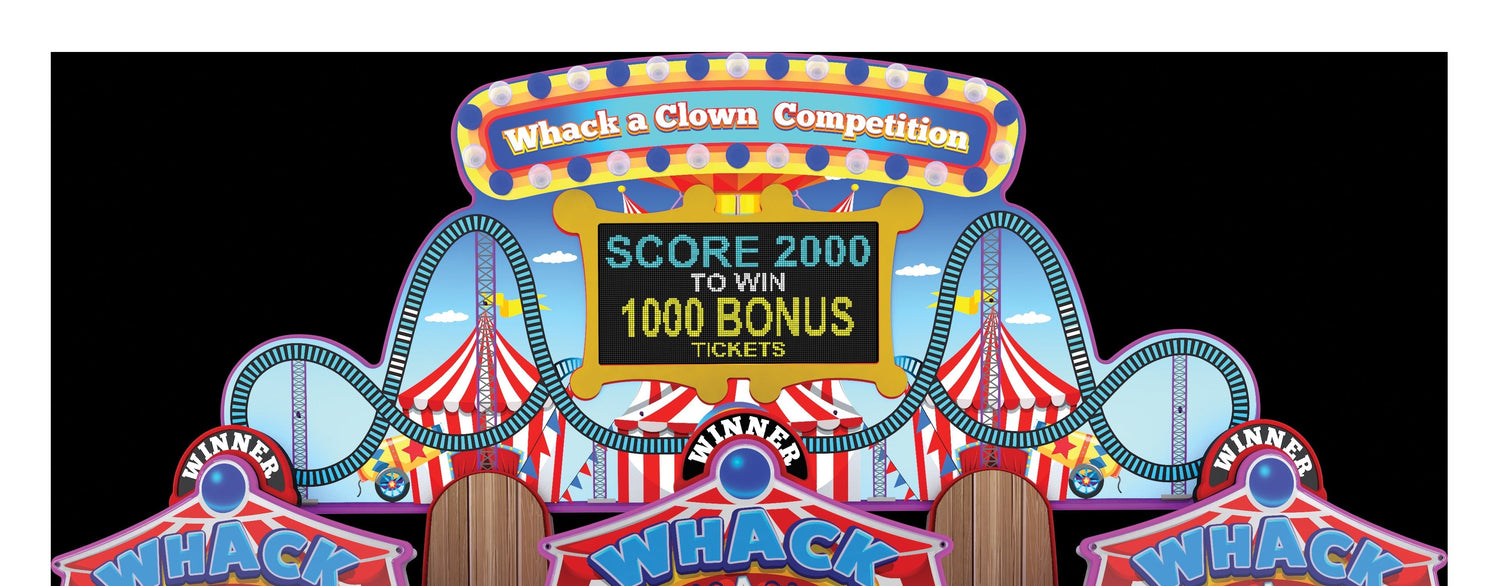 WHACK A CLOWN MARQUEE (220V) [WL7001X]