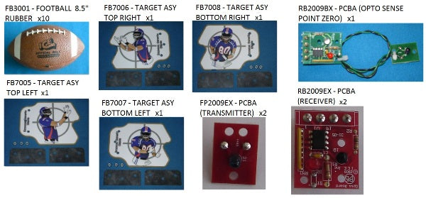 2-MINUTE SPARE PARTS KIT (NEW)  GAMES AFTER JULY 28 [FB1000BSPKX] for ICE game(s)