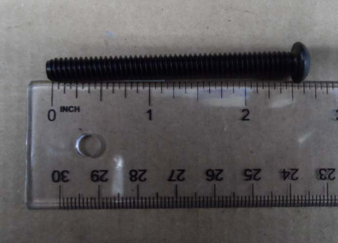 BOLT 1/4-20 X 2-1/2 BSHCS (BLACK) [AA6125] for ICE game(s)