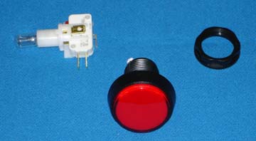 BUTTON MED ROUND RED [HF2006] for ICE game(s)