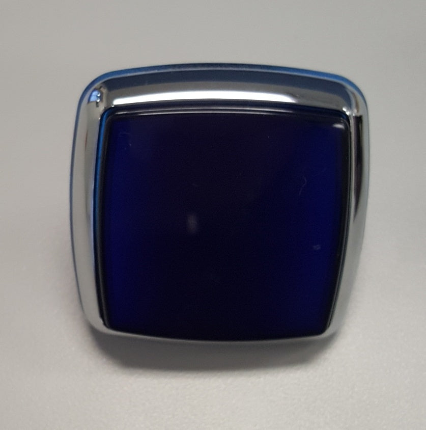 BUTTON SQUARE (BLUE) [PZ2004] for ICE game(s)