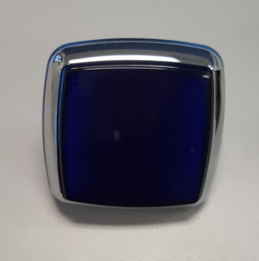 BUTTON SQUARE (BLUE) [PZ2004] for ICE game(s)