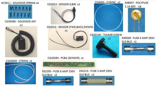 CG SPARE PARTS KITS (42) [CG1000SPKX] for ICE game(s)