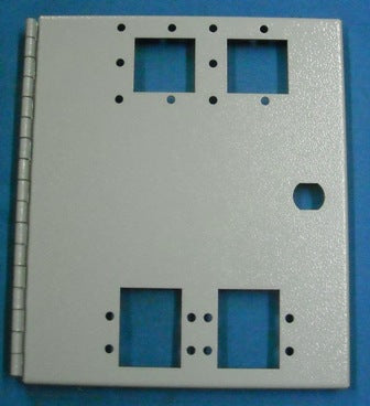 COIN DOOR  (DUAL ENTRY DOOR FOR TRI ASY) GREY [WA5001A-P907] for ICE game(s)