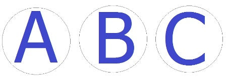 DECAL (BUTTON SET ABC) [TG7013] for ICE game(s)