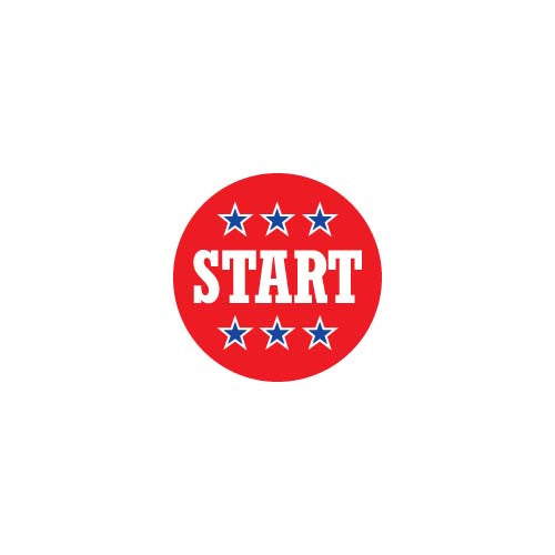DECAL (BUTTON START) [FB7001] for ICE game(s)