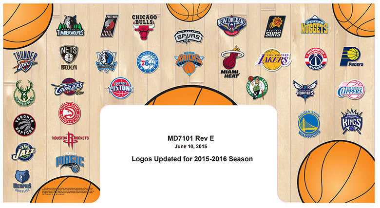 DECAL (CABINET TOP) HOOP TROOP -REV H- [MD7101] for ICE game(s)