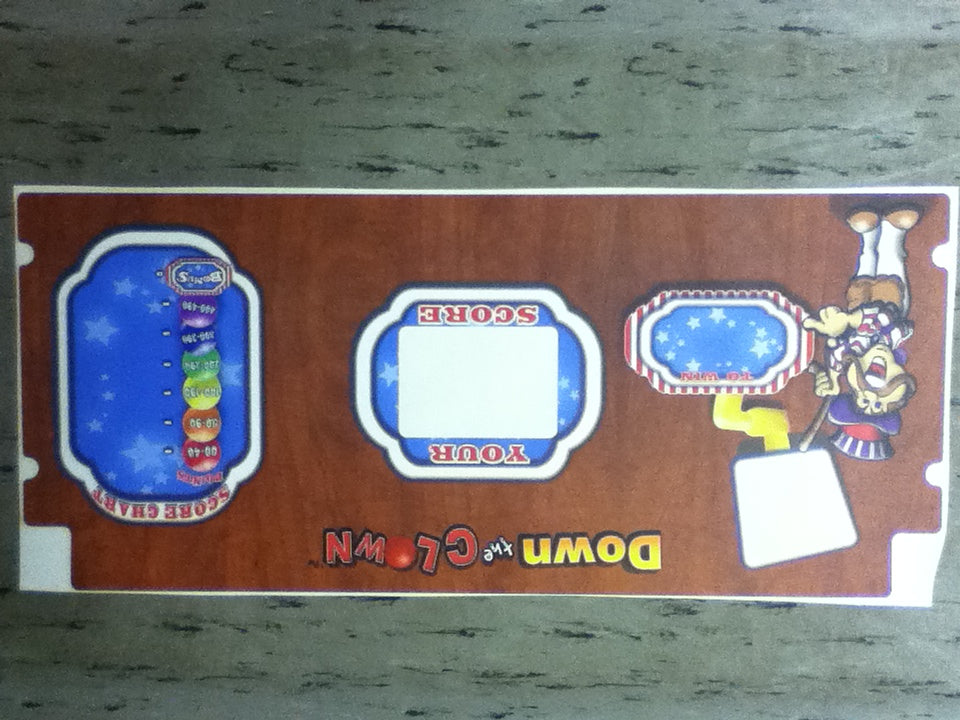 DECAL (CONTROL PANEL) [BL7086] for ICE game(s)