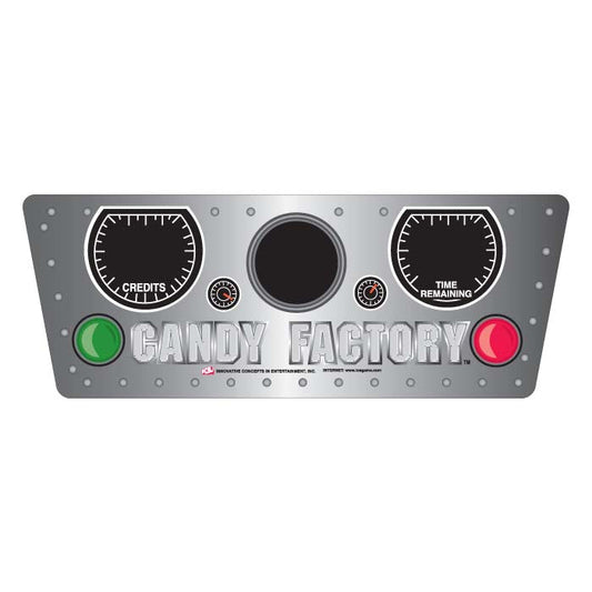 DECAL (CONTROL PANEL) CANDY FACTORY [CS7212] for ICE game(s)