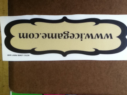 DECAL (FRONT DOOR) [MJ7311] for ICE game(s)