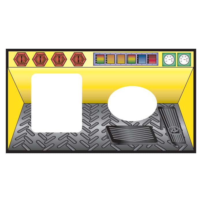 DECAL (LOWER DOOR SET) 3 PCS [CS7203] for ICE game(s)