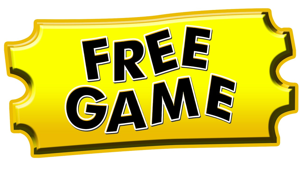 DECAL (MARQUEE FREE GAME) [BL7040] for ICE game(s)