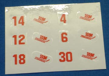 DECAL (PLAYER CANADA RED) [SC742] for ICE game(s)