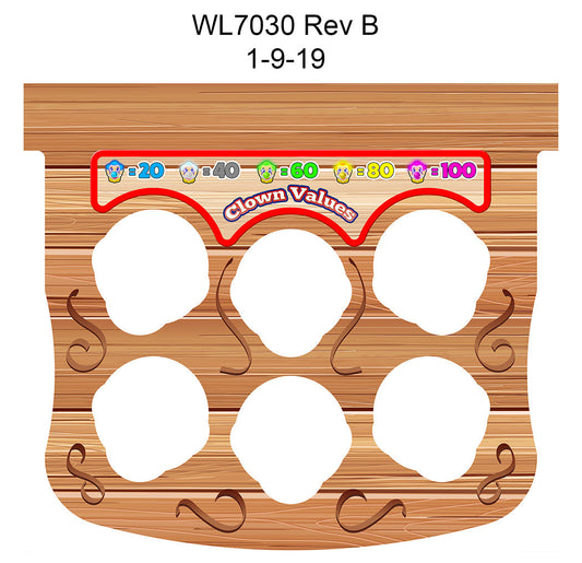 DECAL (PLAYFIELD) [WL7030] for ICE game(s)