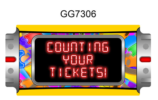DECAL (PRIZE CHUTE CENTER) [GG7306] for ICE game(s)