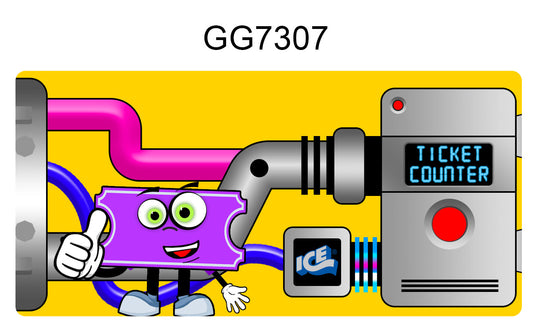 DECAL (PRIZE CHUTE RIGHT) [GG7307] for ICE game(s)