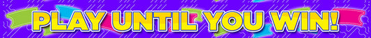 DECAL (SEGA PLAY UNTIL YOU WIN) [GG7318] for ICE game(s)