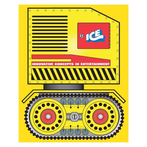 DECAL SIDE CABINET LOWER LEFT [CS7201] for ICE game(s)