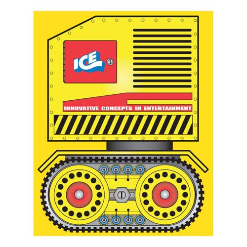 DECAL SIDE CABINET LOWER RIGHT [CS7200] for ICE game(s)