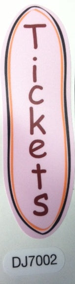 DECAL (TICKET DOOR) [DJ7002] for ICE game(s)