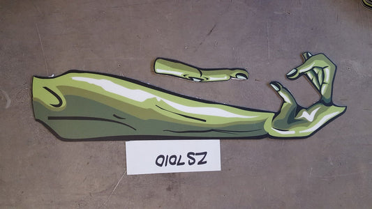 DECAL (ZOMBIE ARM LEFT) [ZS7010] for ICE game(s)