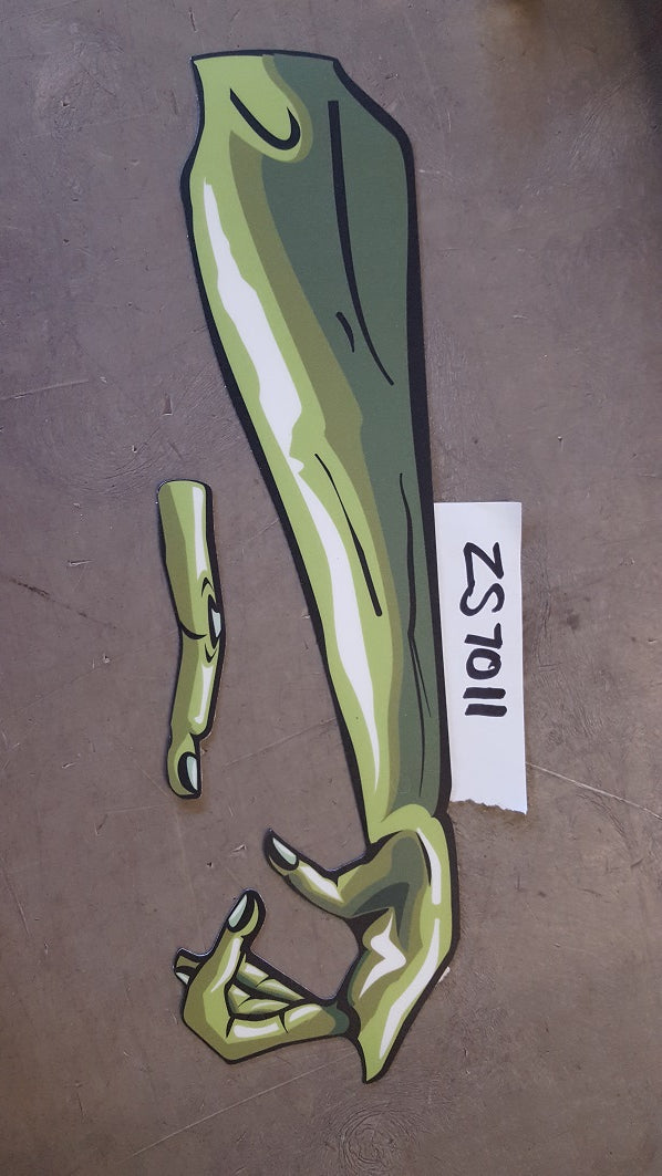 DECAL (ZOMBIE ARM RIGHT) [ZS7011] for ICE game(s)