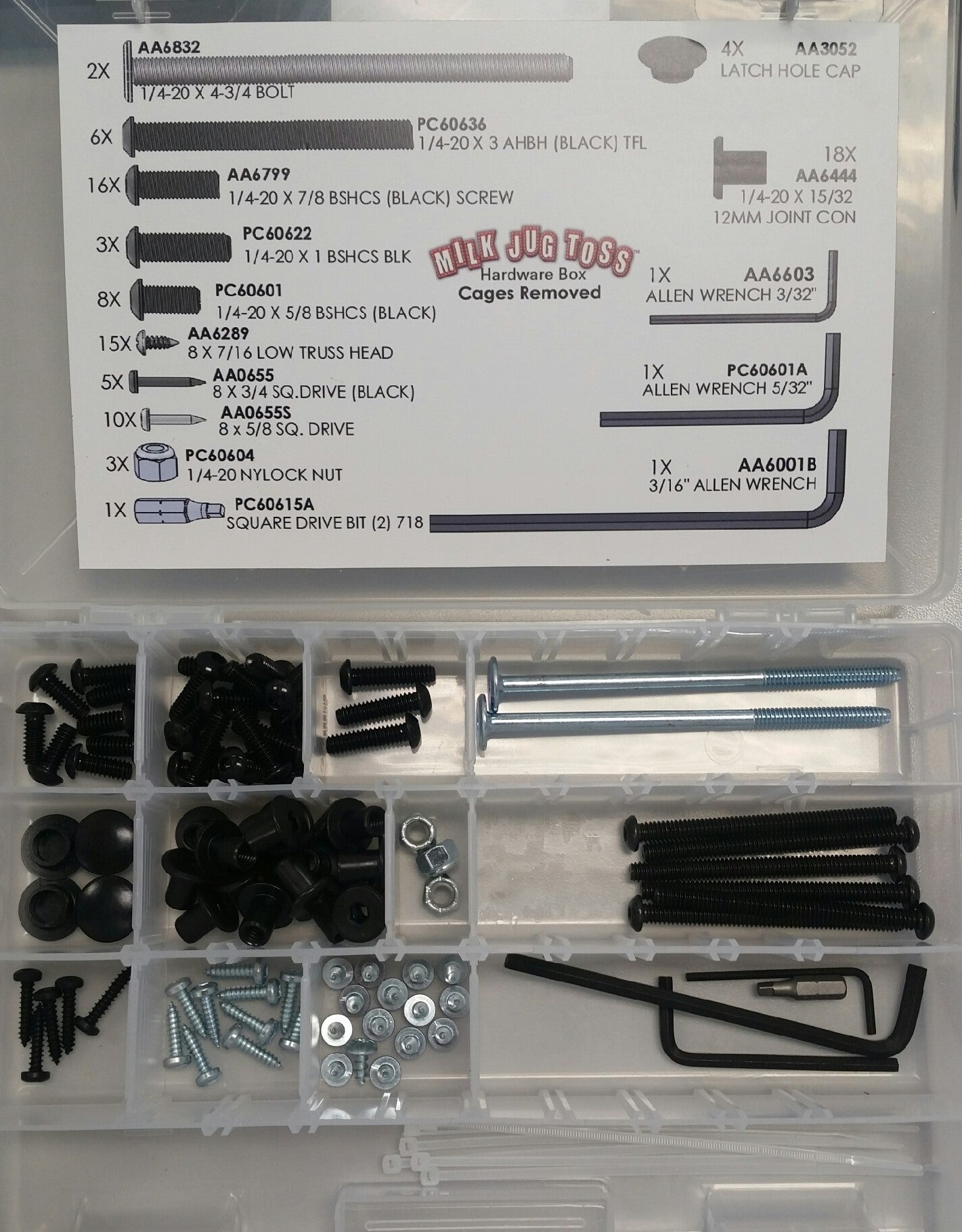 HARDWARE PACKAGE (CAGES REMOVED) [MJ6000X] for ICE game(s)
