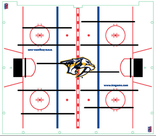 ICE SURFACE ASY (NASHVILLE PREDATORS) [SC3025NVPX] for ICE game(s)