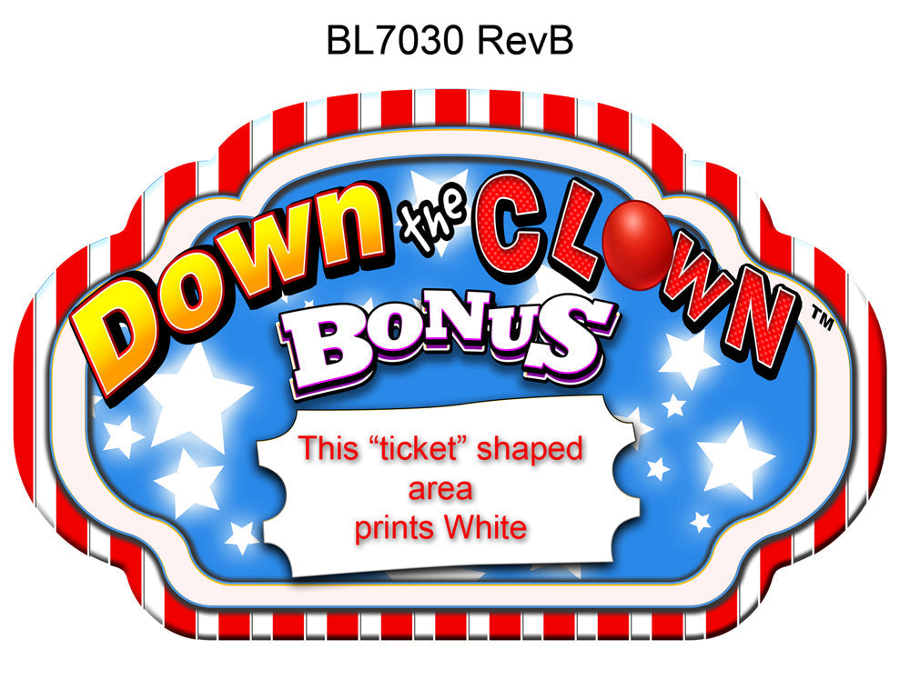 MARQUEE FRONT (MAT/PRINT) [BL7030] for ICE game(s)