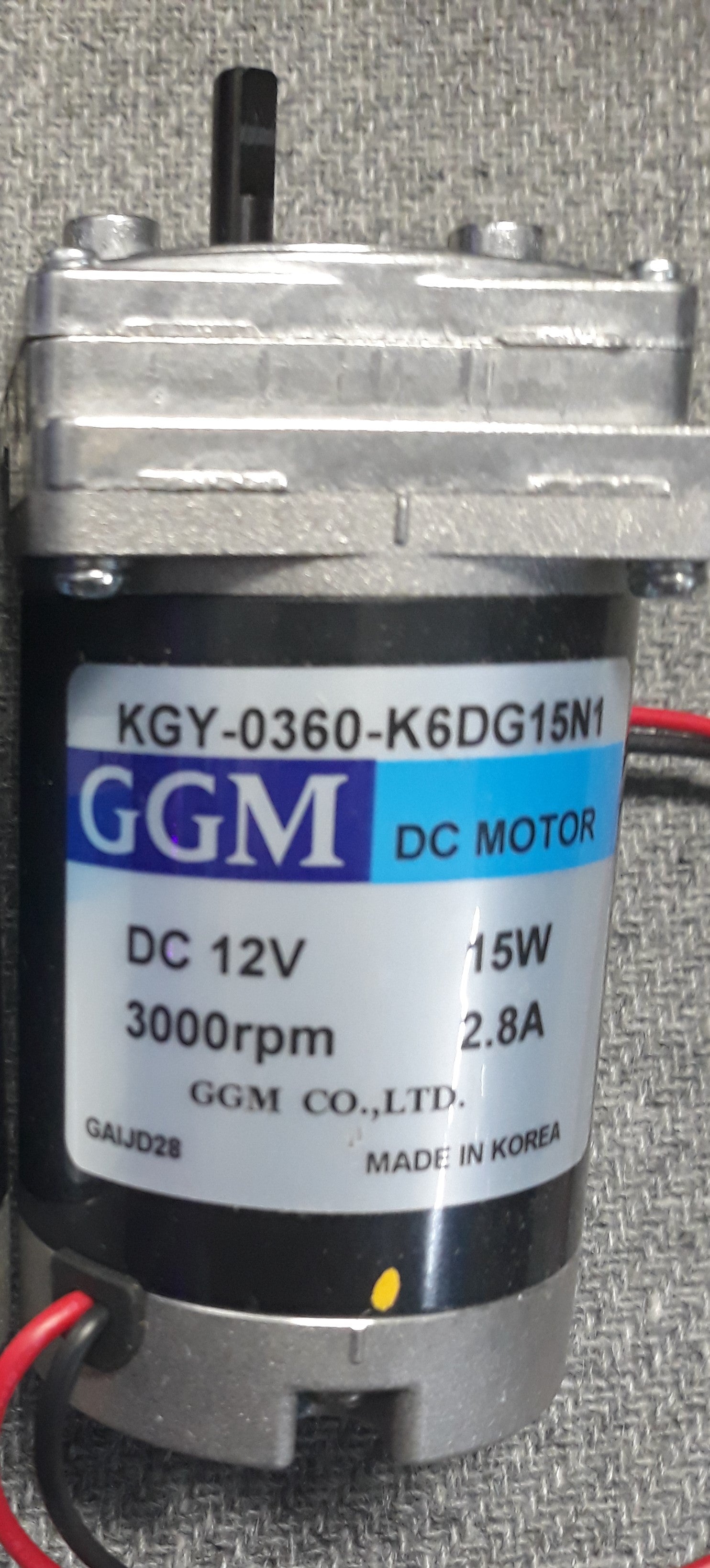 MOTOR DC 15W/3000RPM  (PLAYFIELD) [PK2000BC] for ICE game(s)