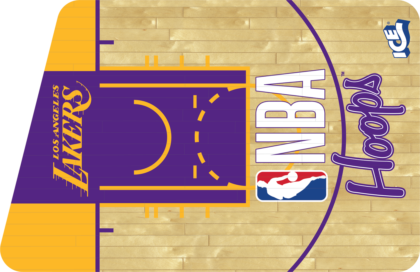DECAL (FRONT CAB LEFT) LOS ANGELES LAKERS [NB7203LAL]