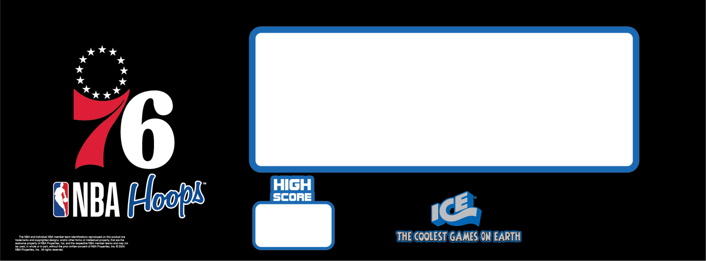 CONTROL PANEL (MAT/PRINTED) PHILADELPHIA 76ERS [NB7206PHI]