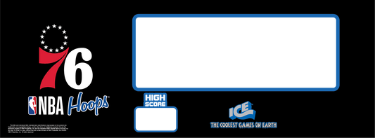 CONTROL PANEL (MAT/PRINTED) PHILADELPHIA 76ERS [NB7206PHI]