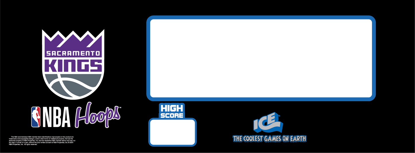 CONTROL PANEL (MAT/PRINTED) SACRAMENTO KINGS [NB7206SAC]