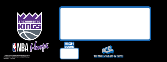 CONTROL PANEL (MAT/PRINTED) SACRAMENTO KINGS [NB7206SAC]