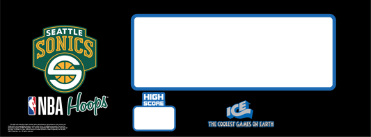 CONTROL PANEL (MAT/PRINTED) SEATTLE SUPERSONICS [NB7206SEA]