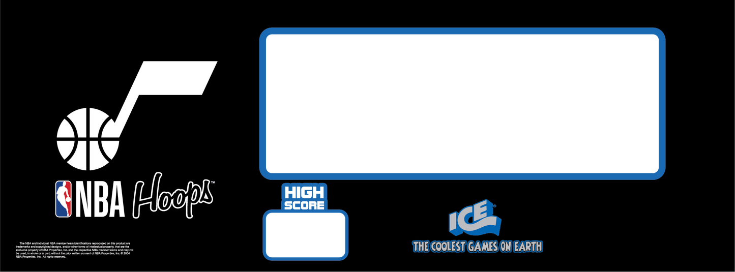CONTROL PANEL (MAT/PRINTED) UTAH JAZZ [NB7206UTJ]
