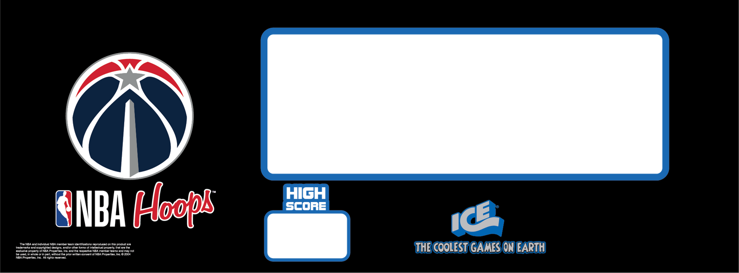 CONTROL PANEL (MAT/PRINTED) WASHINGTON WIZARDS [NB7206WAS]