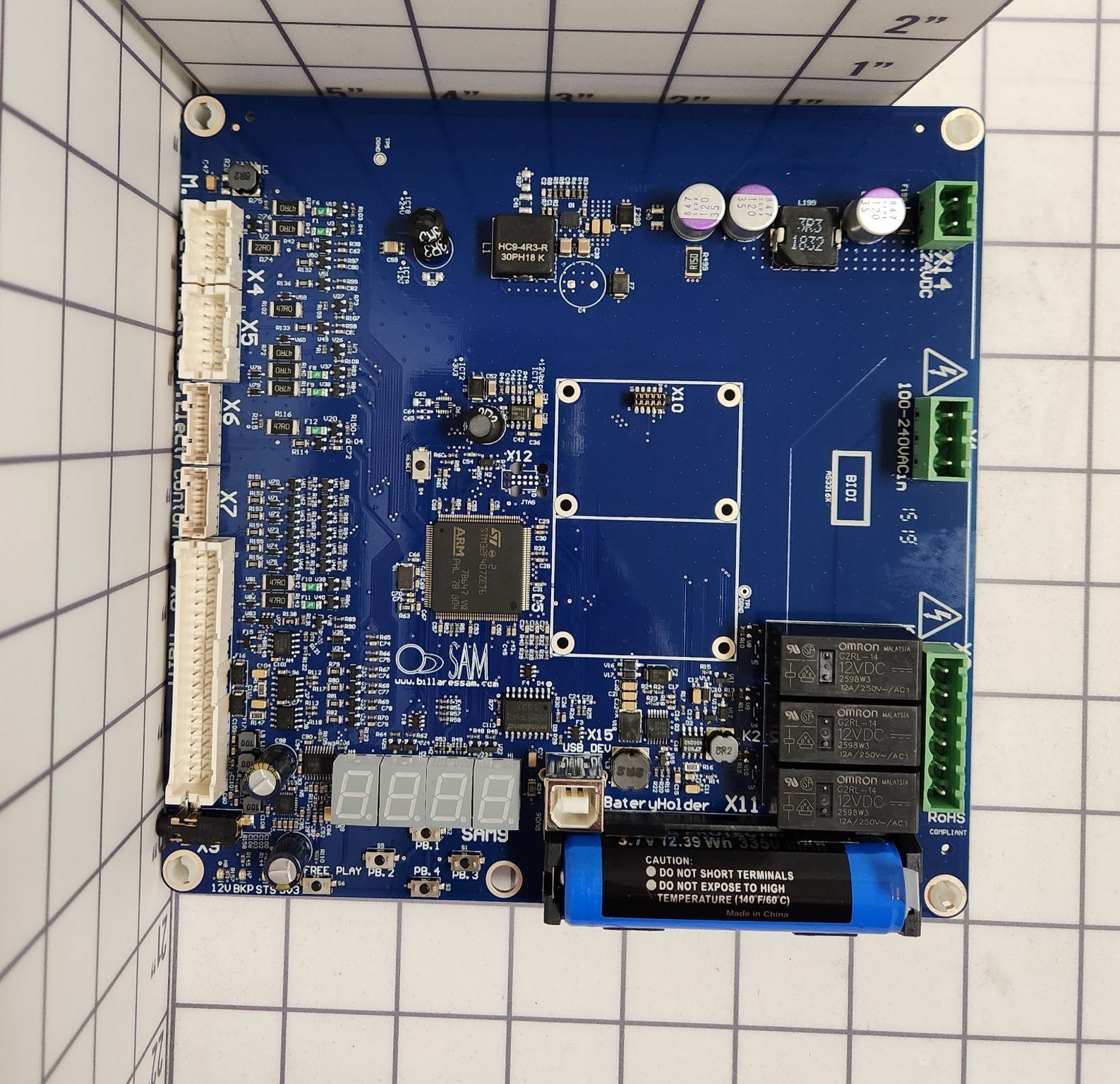 PCB MAIN BOARD SAM 9 (CURVED) [SA6898W] for ICE game(s)