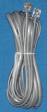 PHONE CORD 14'  (8-1815SSV-14) (ROHS)  AWC7200-15 (15') [E02426] for ICE game(s)