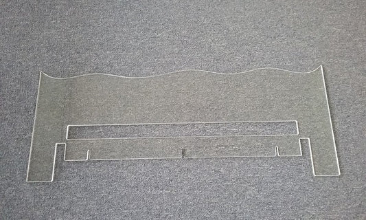 PLAYFIELD GLASS FRONT [GF3015] for ICE game(s)
