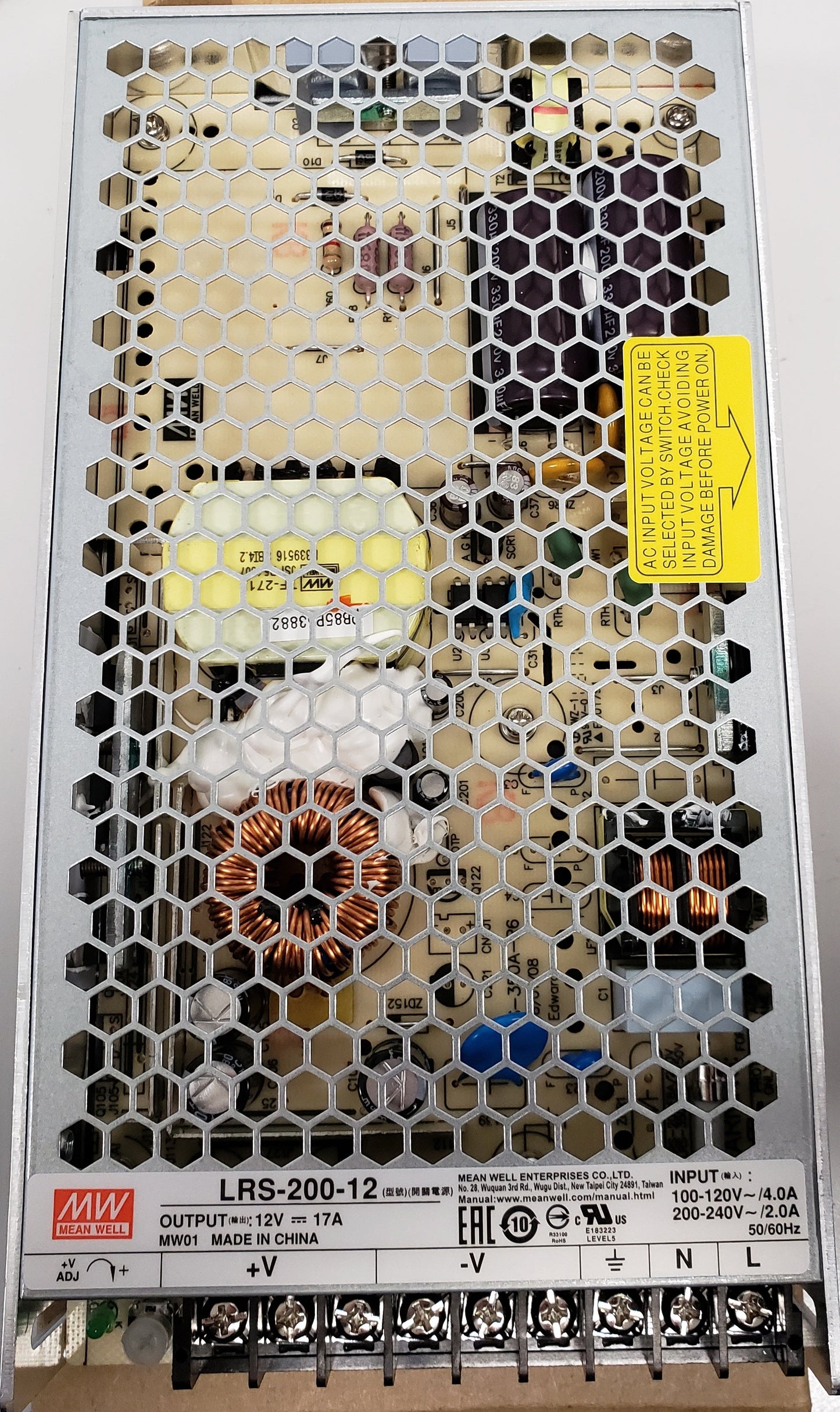 POWER SUPPLY +12VDC 17A (ROHS) [AR2010] for ICE game(s)