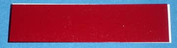 RED FILTER FOR CONTROL PANEL DISPLAY 2 X 6 3/8 [NB3017] for ICE game(s)