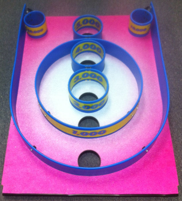 TARGET AREA ASSY (NEW STYLE)  SUNBURST W/BLUE RINGS & YELLOW POINT OVERLAYS [AR3125X] for ICE game(s)
