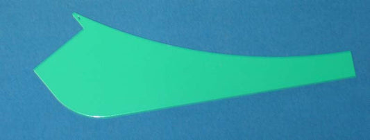 TOP PANEL OVERLAY (GREEN/RIGHT) WITH ADHESIVE BACK [CC1011-P403RX] for ICE game(s)