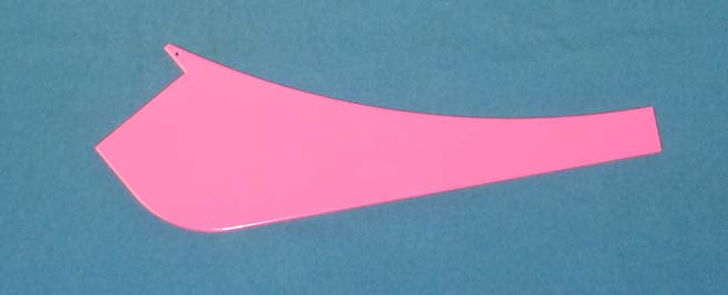 TOP PANEL OVERLAY (PINK/RIGHT) WITH ADHESIVE BACK [CC1011-P102RX] for ICE game(s)