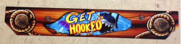 TOP PLAQUE GET HOOKED (MATERIAL/PRINTED) [HL7025] for ICE game(s)