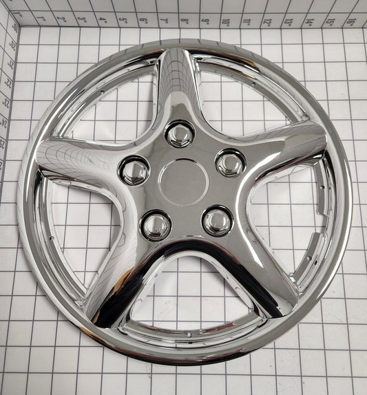 CHROMING WHEEL COVERS (5 SPOKE) [XSIKCCUS029B]