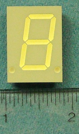 DISP. SNGL LED DUR20C .8" (ROHS) [E02363] for ICE game(s)